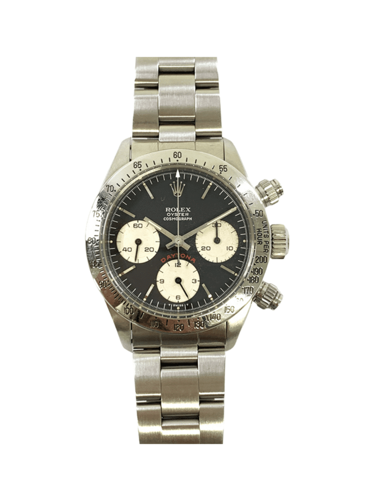 Rolex Daytona Stainless Steel Black Dial 6265 - WPB Watch CO