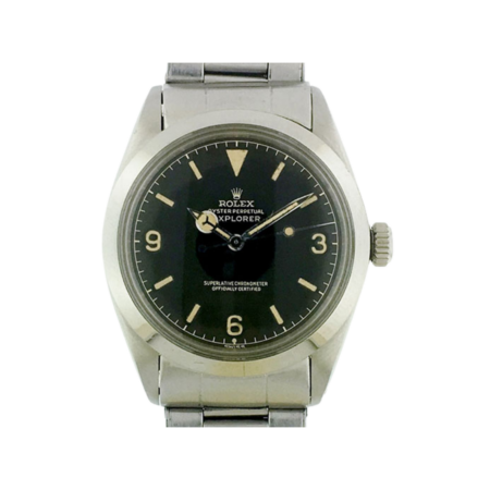 Rolex Vintage Explorer “Exclamation Dot!” Stainless Steel Black Dial 1016