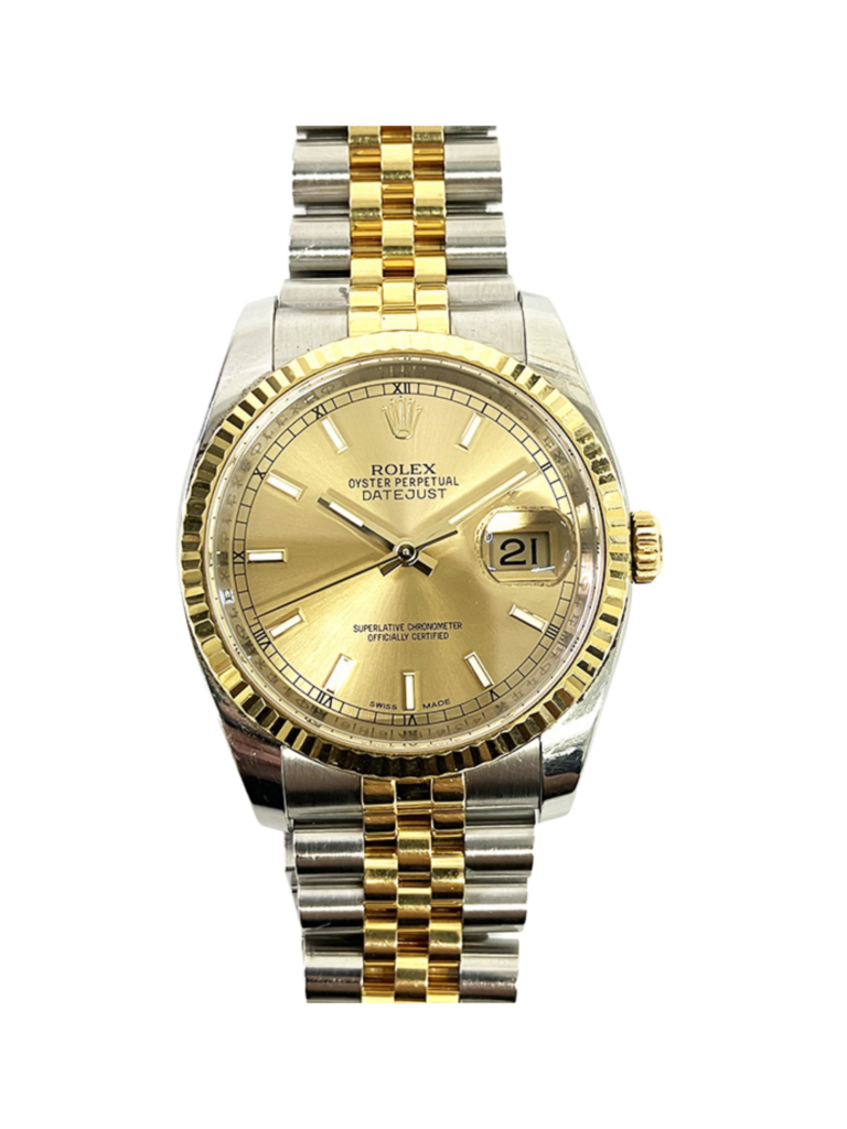 Rolex Datejust 36 Two Tone Champagne 116233 - WPB Watch CO