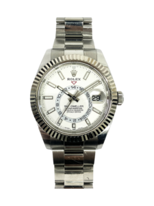 Rolex Sky-Dweller Stainless Steel White Dial 326934 Bracelet