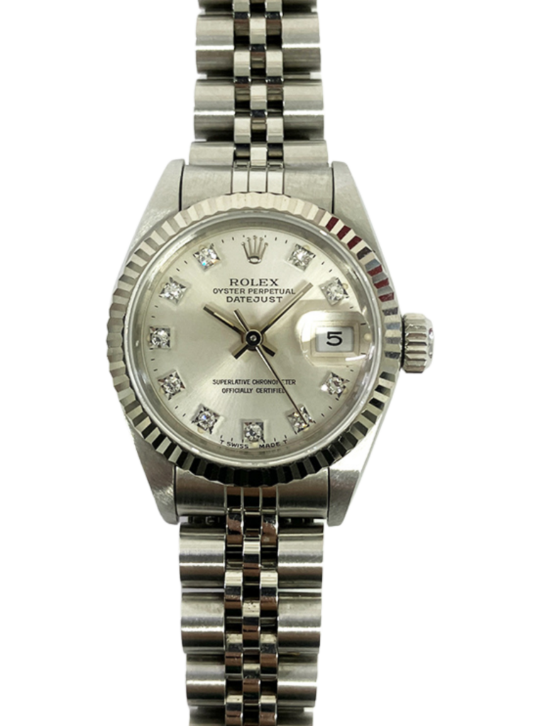 Rolex Lady-Datejust Stainless Steel Silver Dial 69174