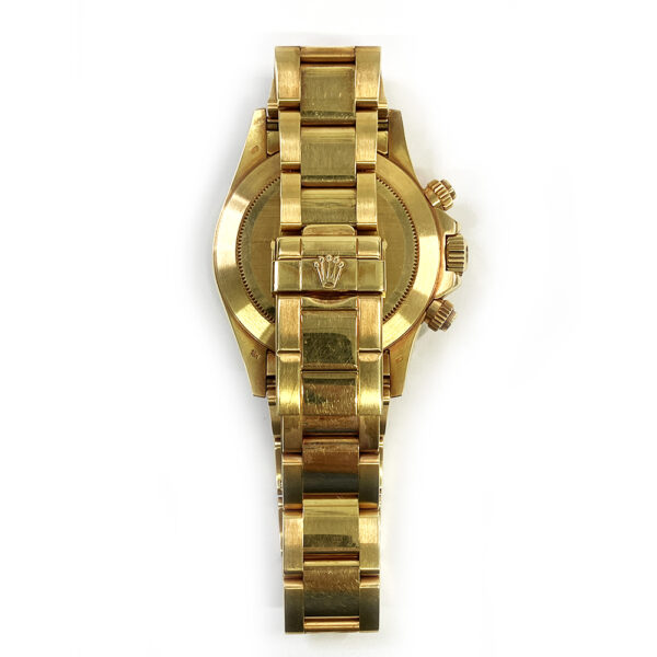 Rolex Daytona Yellow Gold White Dial 16528 Bracelet