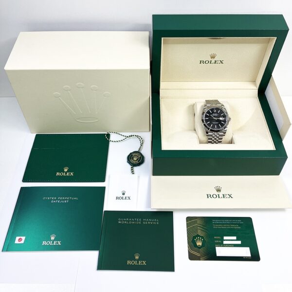 Rolex Datejust 41 Jubilee Steel Black Dial 126334 Bracelet
