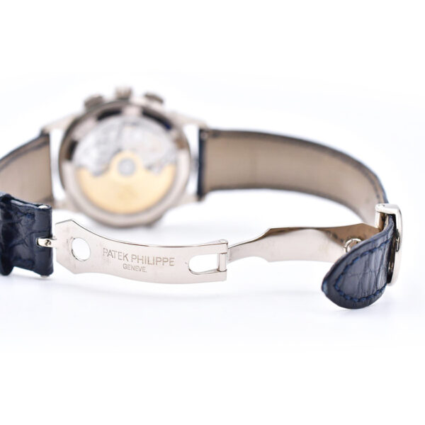 Patek Philippe World Time Chronograph Blue Dial 5930G-001 Bracelet