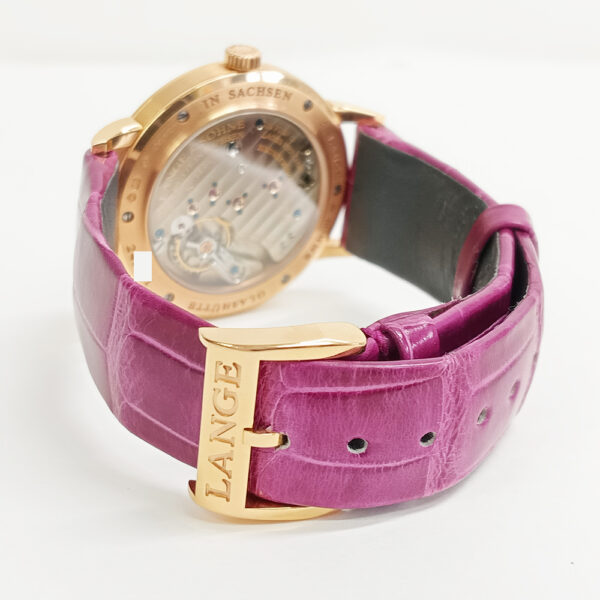A. Lange & Söhne Saxonia Rose Gold White Dial 219.043 Bracelet