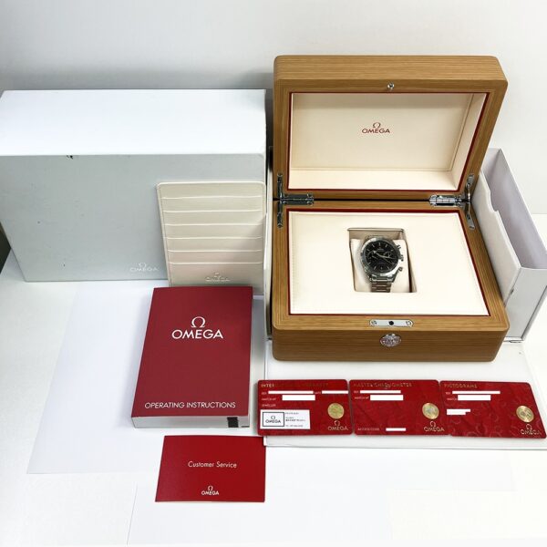 Omega Speedmaster Master Chronometer Chronograph Stainless Steel Black Dial 332.10.41.51.01.00