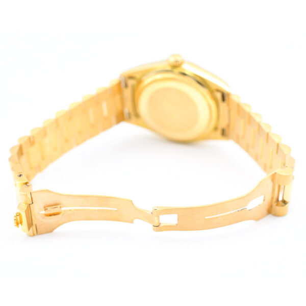 Rolex Day-Date 36 Yellow Gold Champagne Diamond Dial 18038 Bracelet