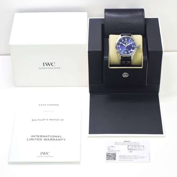 IWC Big Pilot's Watch 43 Blue Arabic Dial IW329303 Bracelet