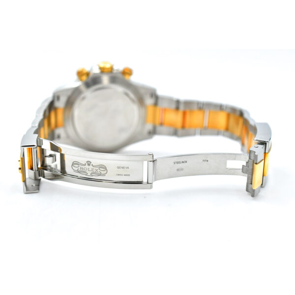 Rolex Daytona Gold/Steel Black Mother of Pearl Dial 116503