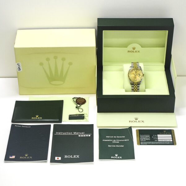 Rolex Datejust 36 Champagne Jubilee Diamond Dial 116233 Bracelet