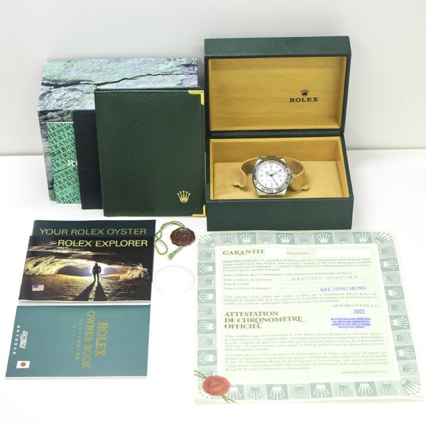 Rolex Explorer II Stainless Steel White Dial 16570 Bracelet