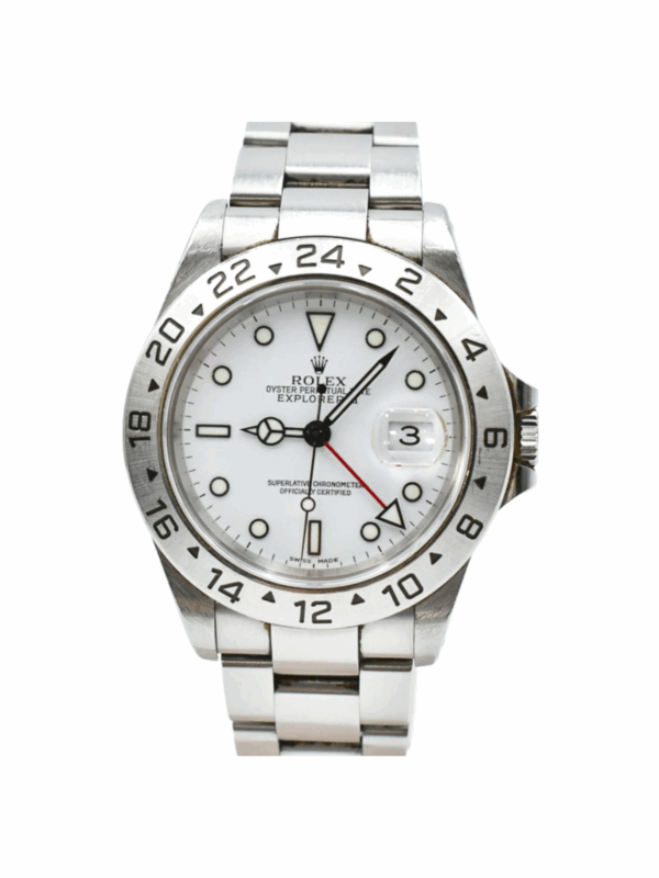 Rolex Explorer II Stainless Steel White Dial 16570 Bracelet