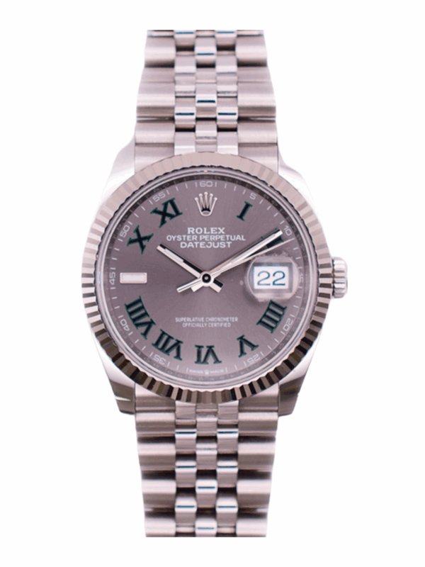 Rolex Datejust 36 Stainless Steel Wimbledon Dial 126234 Bracelet
