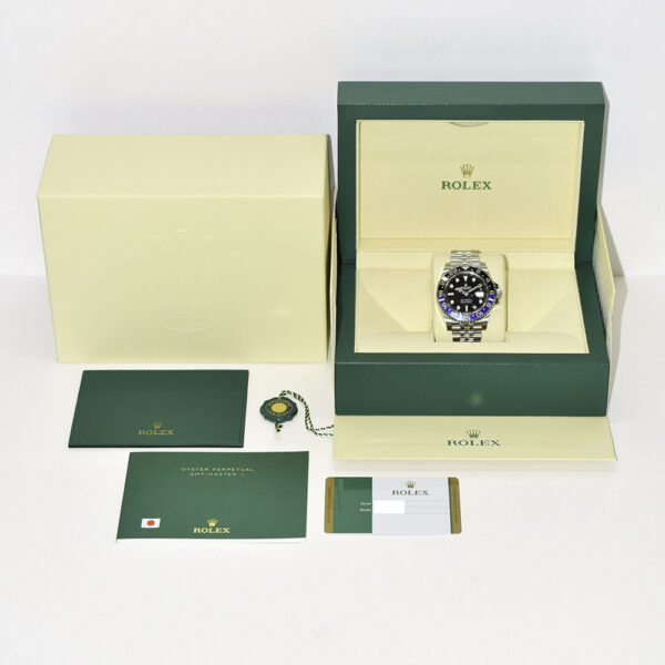 Rolex GMT-Master II Steel Batman Dial 126710BLNR Bracelet