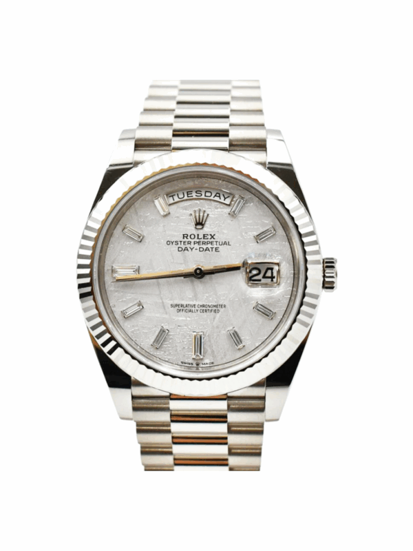 Rolex Day-Date 40 President Meteorite Diamond Dial 228239 Bracelet