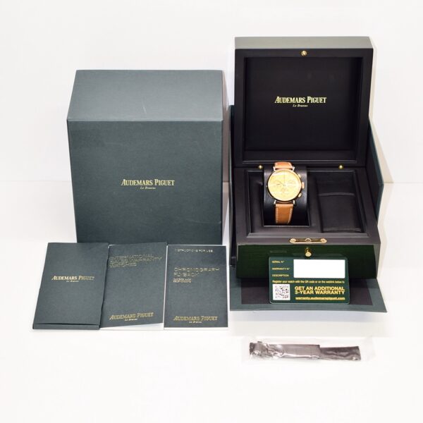 Audemars Piguet [Re]master01 Chronograph Rose Gold Champagne Dial 26595SR.OO.A032VE.01