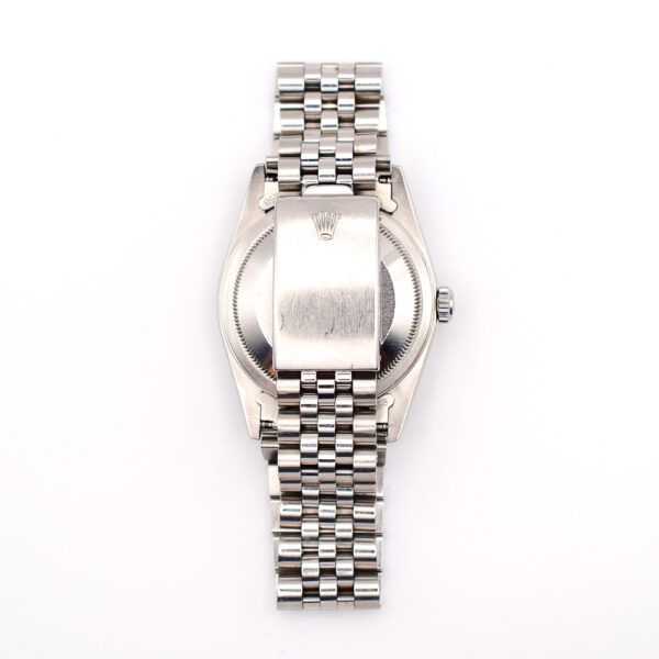 Rolex Datejust 36 White Gold and Steel Silver Diamond Dial 16234