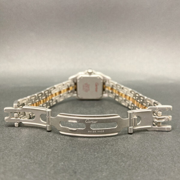 Cartier Panthere Yellow Gold and Steel White Roman Dial W25029B5