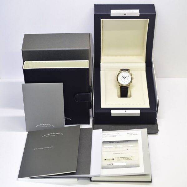 A. Lange & Söhne 1815 Chronograph White Arabic Dial 414.032 Bracelet
