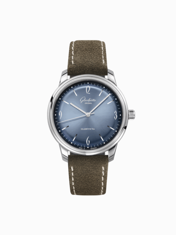 Glashütte Original Sixties Stainless Steel Blue Stick Dial 13952140204