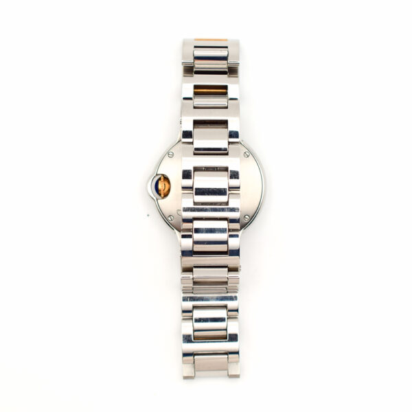 Cartier Ballon Bleu Rose Gold and Steel Silver Diamond Dial WE902030