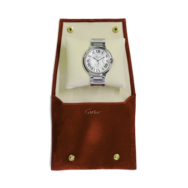 Cartier Ballon Bleu De Cartier Silver Roman Dial WSBB0016 Bracelet