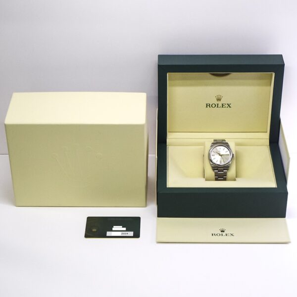 Rolex Oyster Perpetual 41 Stainless Steel Silver Dial 124300 Bracelet