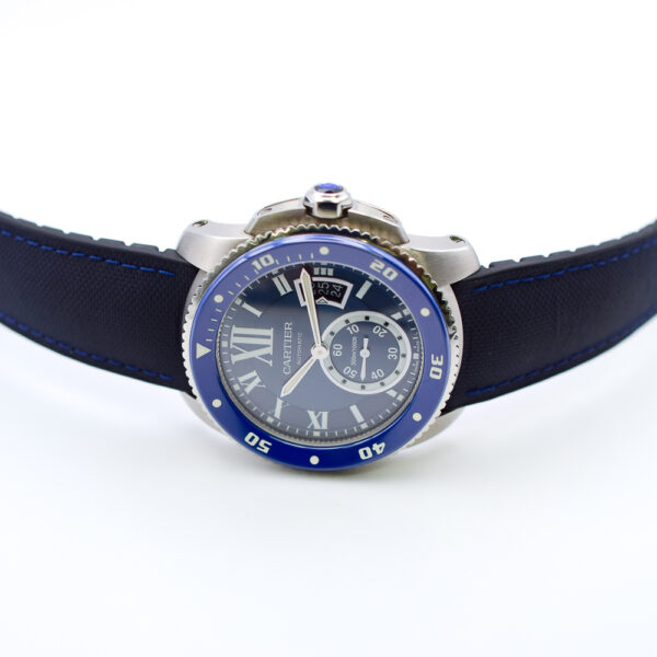 Cartier Calibre de Cartier Diver Blue Roman Dial WSCA0010 Bracelet