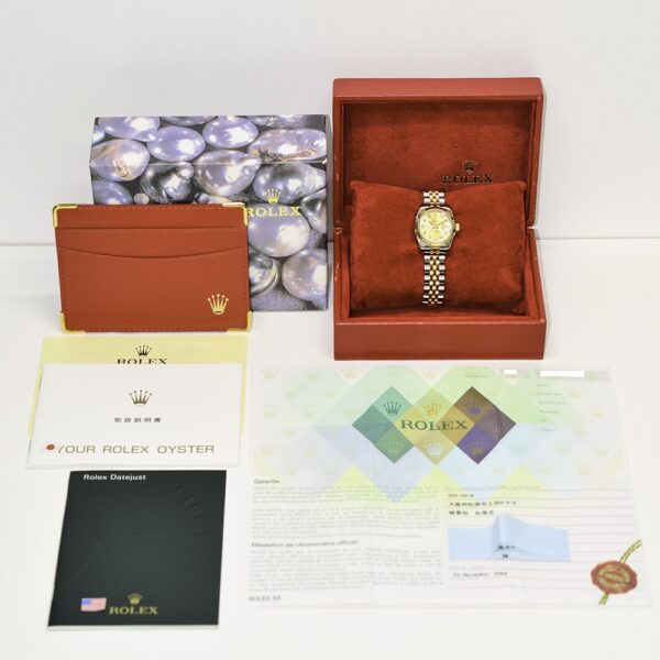 Rolex Lady-Datejust Champagne Diamond Dial 179173 Bracelet