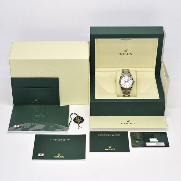Rolex Datejust 36 Stainless Steel Silver Dial 126200 Bracelet