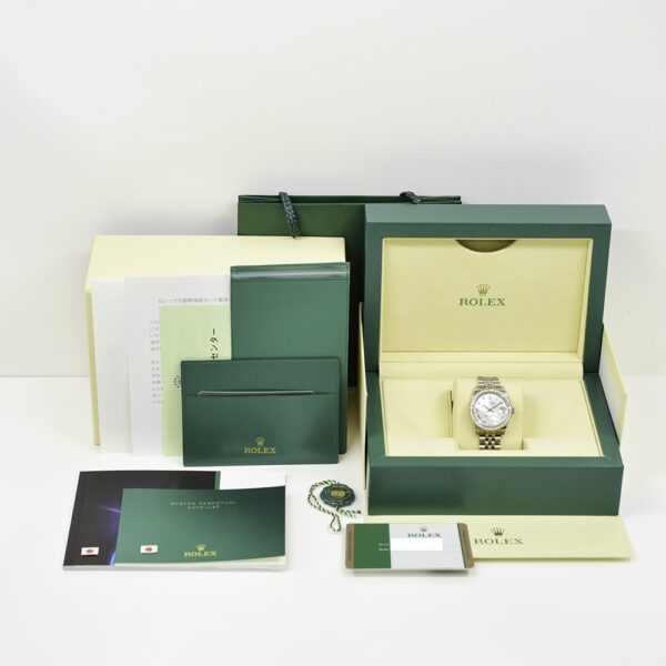 Rolex Datejust 31 White Gold and Steel White MOP Roman Dial 178384