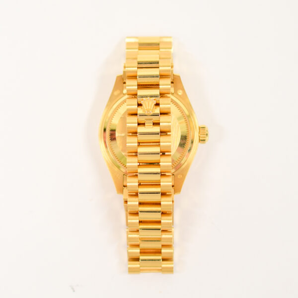 Rolex Lady-Datejust President Yellow Gold Champagne Star Dimond Dial 279138RBR