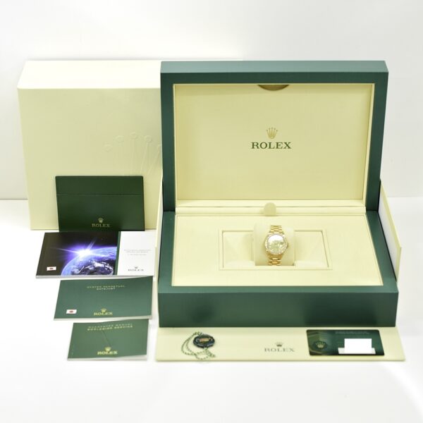 Rolex Lady-Datejust President Yellow Gold Champagne Star Dimond Dial 279138RBR