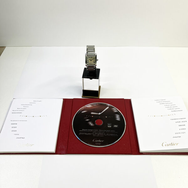 Cartier Panthère Stainless Steel White Roman Dial W51011Q3 Bracelet