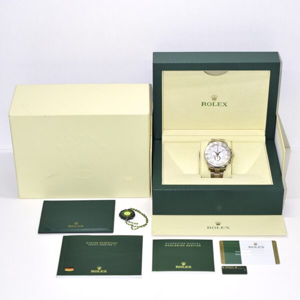 Rolex Yacht-Master II Steel White Dial 116689 Bracelet