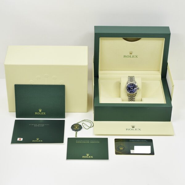 Rolex Datejust 31 White Gold and Steel Blue Roman Dial 278274