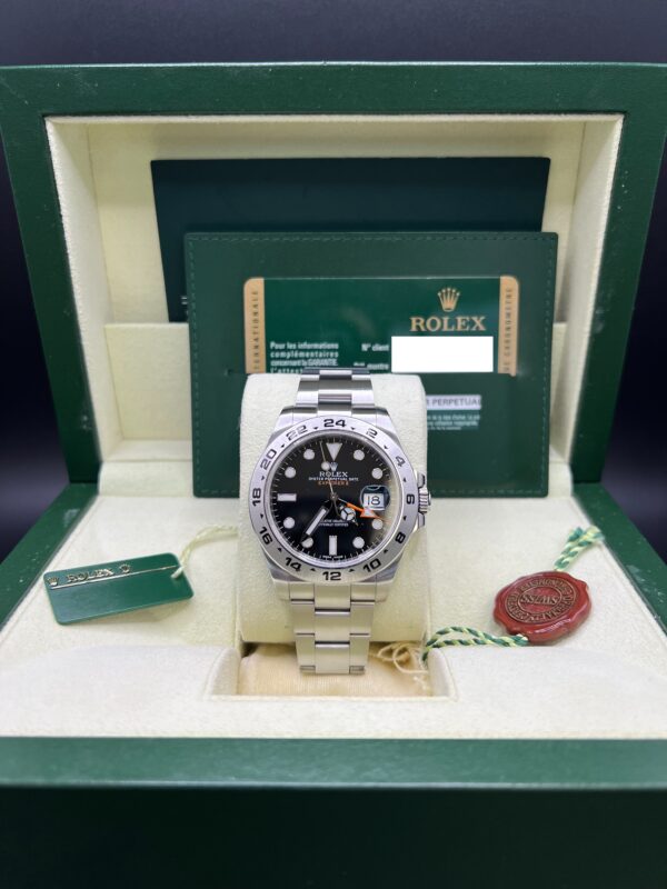 Rolex Explorer II Stainless Steel Black Dial 216570