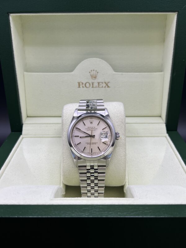 Rolex Datejust 36 Stainless Steel Silver Stick Dial 16200 - Image 3