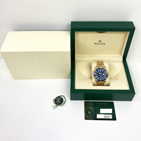 Rolex Submariner Date Yellow Gold Blue Dial 126618LB