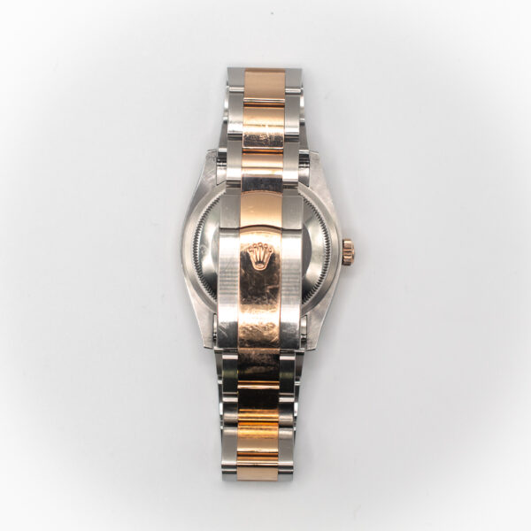 Rolex Datejust 36 Rose Gold and Steel Black Diamond Dial 126231
