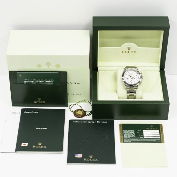 Rolex Daytona Stainless Steel White Dial 116520 Bracelet