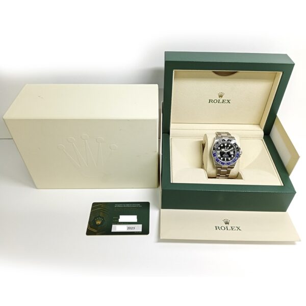 Rolex GMT-Master II Steel Batman Dial 126710BLNR Bracelet