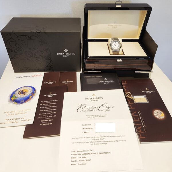 Patek Philippe Nautilus Stainless Steel White Stick Dial 5711/1A-011