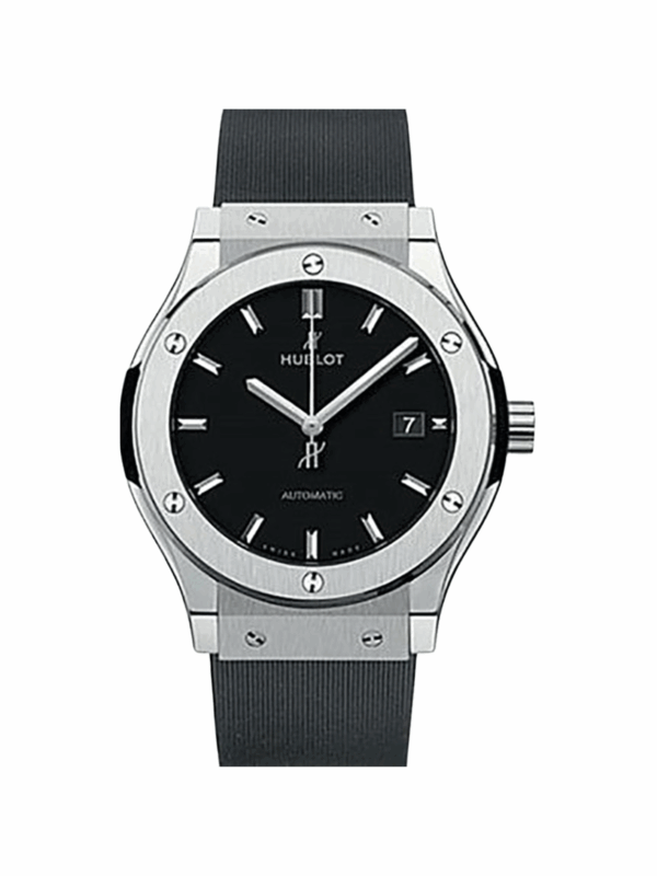 Hublot Classic Fusion Titanium Black Dial 542.NX.1171.RX Bracelet