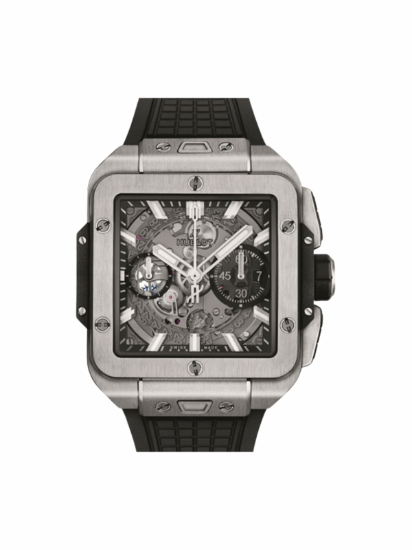Hublot Square Bang Unico 42mm Skeleton Dial 821.NX.0170.RX Bracelet