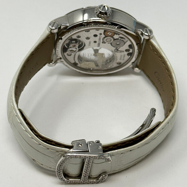 Cartier Rotonde De Cartier Mysterious Hours 35mm Diamond Bezel Blue Dial HPI01197