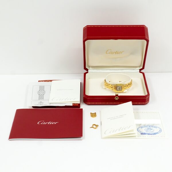 Cartier Panthère de Cartier Yellow Gold White Roman Dial W25034N3