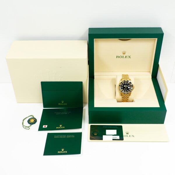 Rolex GMT-Master II Yellow Gold Black Dial 126718GRNR