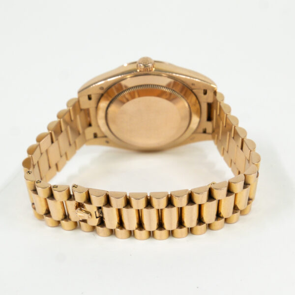 Rolex Day-Date 40 Rose Gold Chocolate Diamond Dial 228235