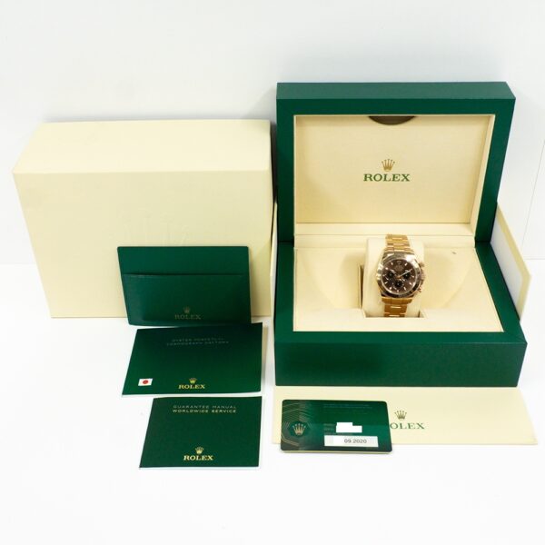 Rolex Daytona Rose Gold Chocolate Dial 116505 Bracelet